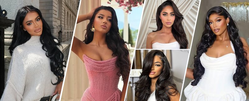 lace front wigs human hair pre plucked