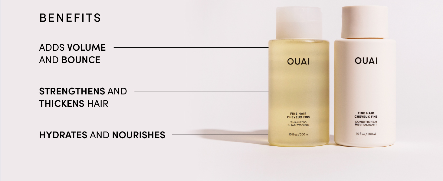 Discover the best moisturizing hair care for your exact hair type with OUAI hair products