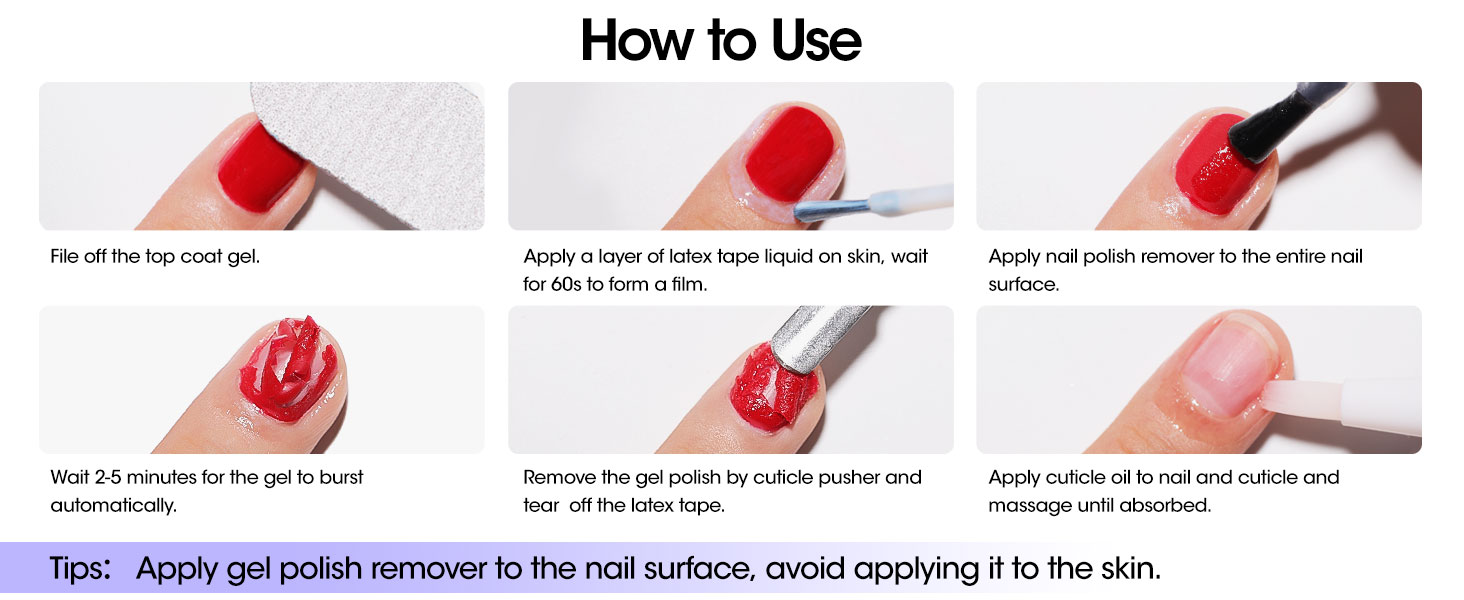gel nail remover kit