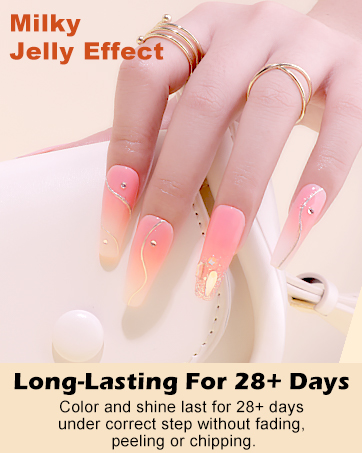 noirwhite Jelly Gel Nail Polish