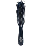 Phillips Brush Co Light Touch 8 Hair Brush - Twin Beaded Nylon Bristles, Black Hairbrush for Styl...
