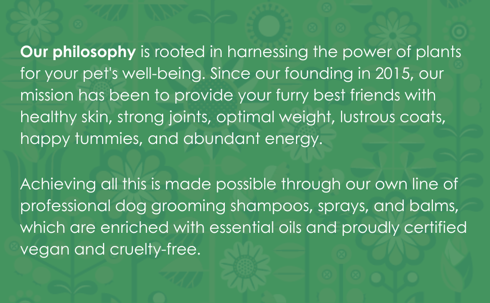 hownd philosophy harnessesing the power of plants for pets
