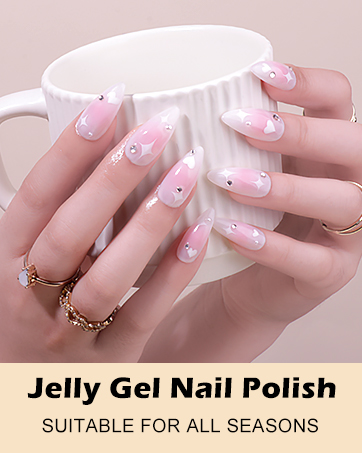 noirwhite Jelly Gel Nail Polish