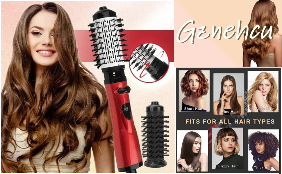 Rotating Hair Brush Dryer