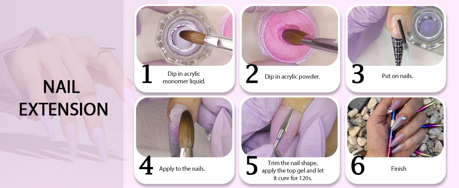 acrylic nail brush