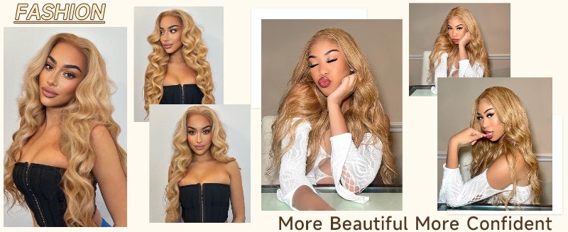 Honey Blonde Wig Human Hair