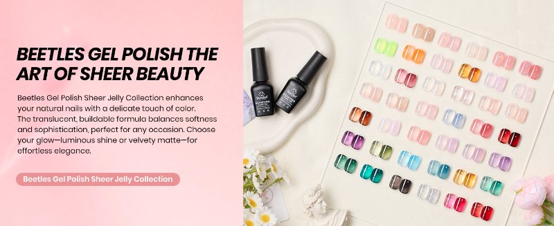 Beetles Nude Pink Gel Nail Polish