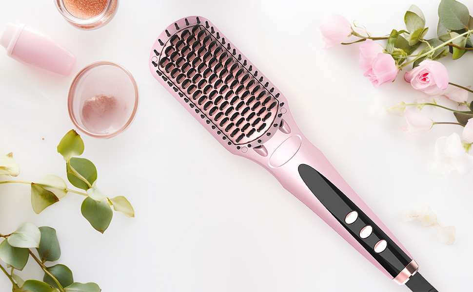 Hair straightener brush detail 5