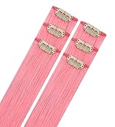 pink clip ins