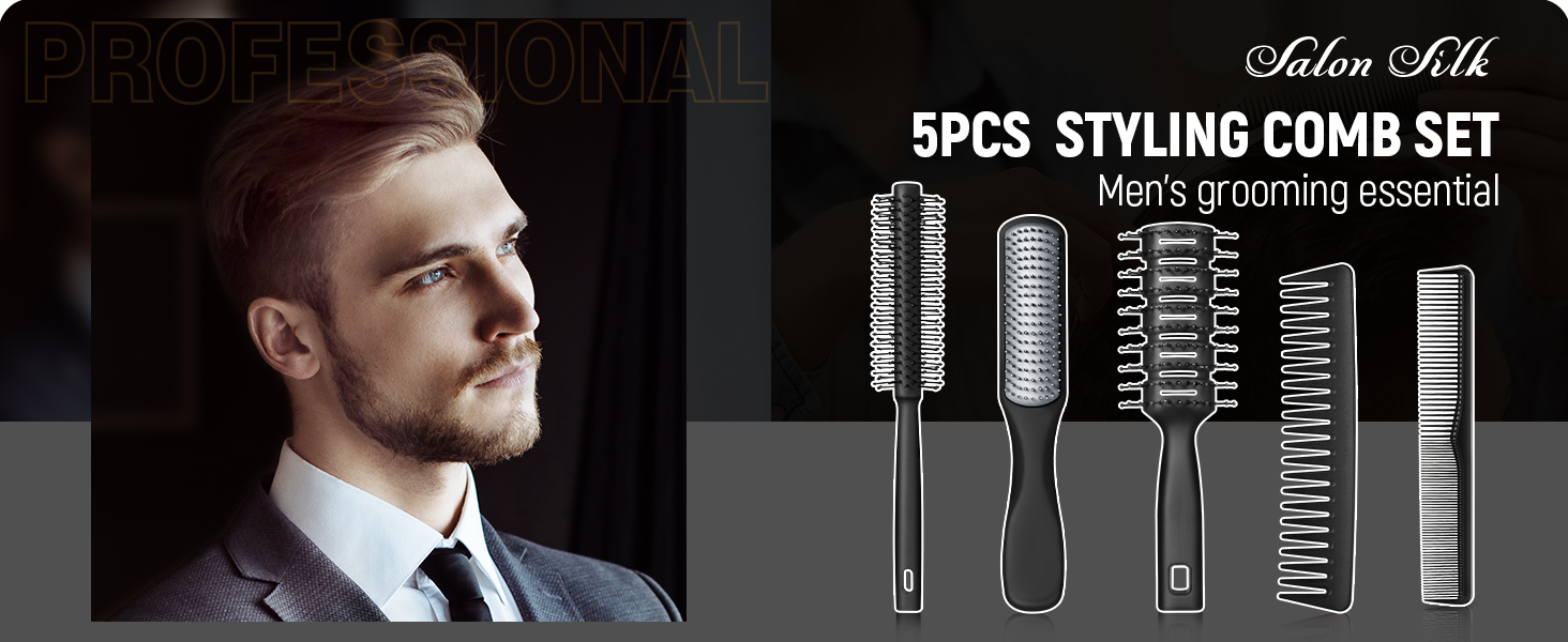 5PCS STYLING COMB SET