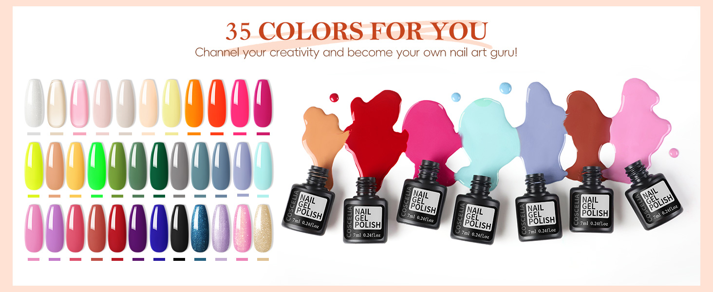 Gel Nail Polish Set