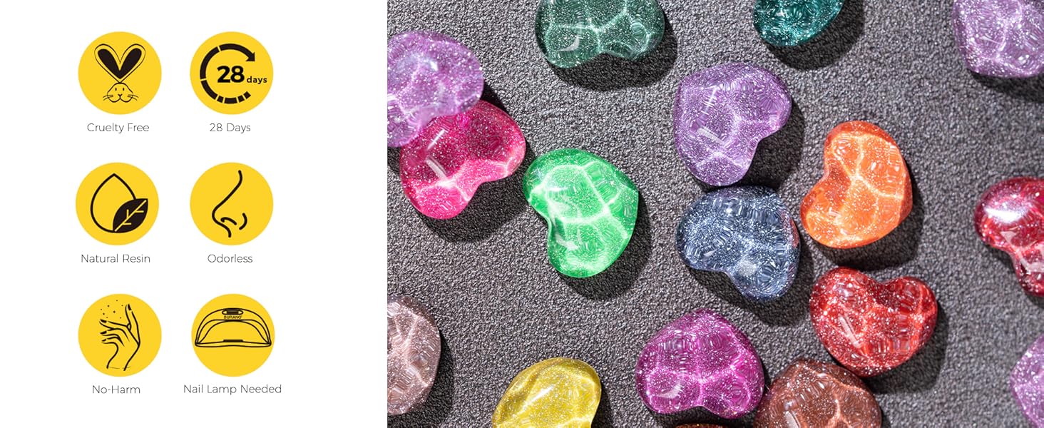 BURANO Reflective Glitter Gel Polish-5
