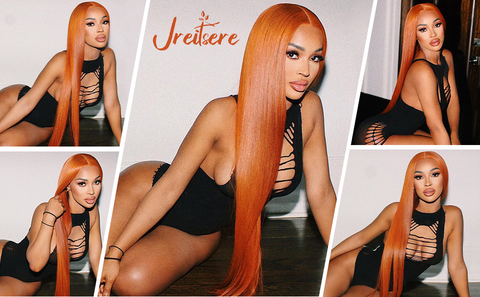 ginger wig human hair