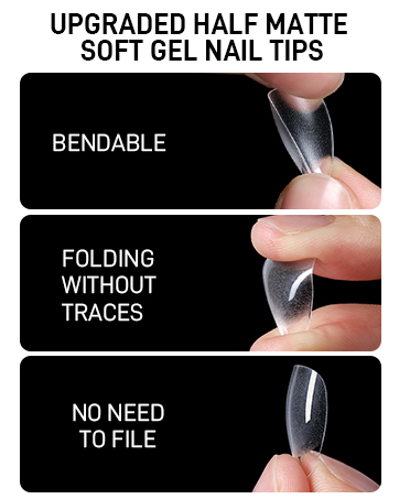 short nail tips pre-etched nail tips gel nails