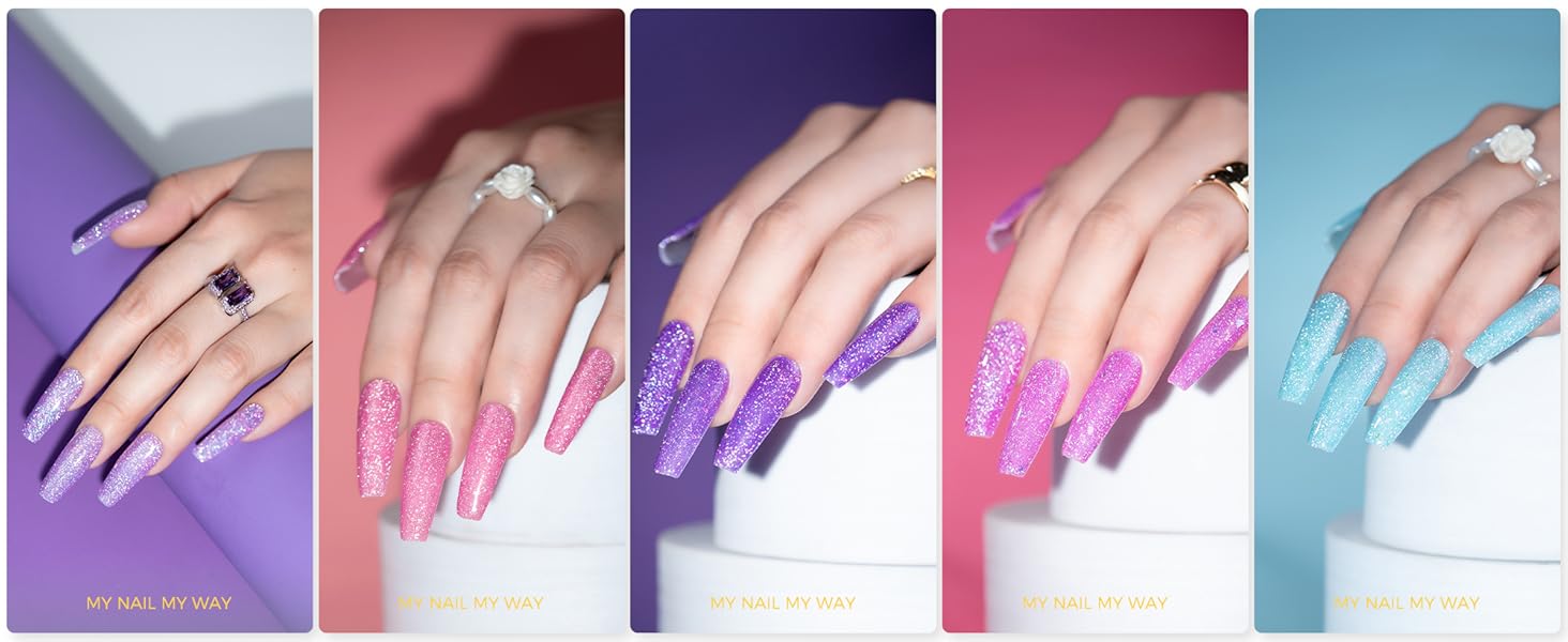 BURANO Reflective Glitter Gel Polish-2-2