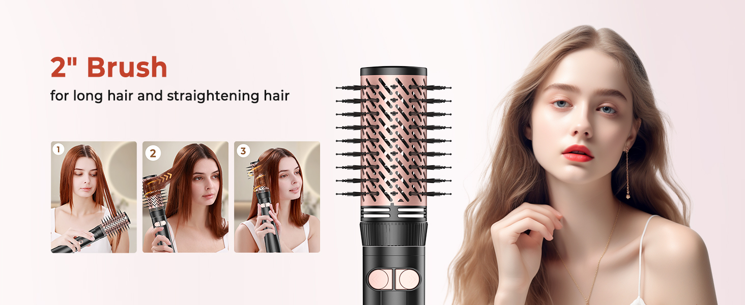2 inch Brush for long hair and straightening hair