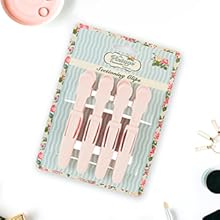 Sectioning Clips Soft Touch Pink