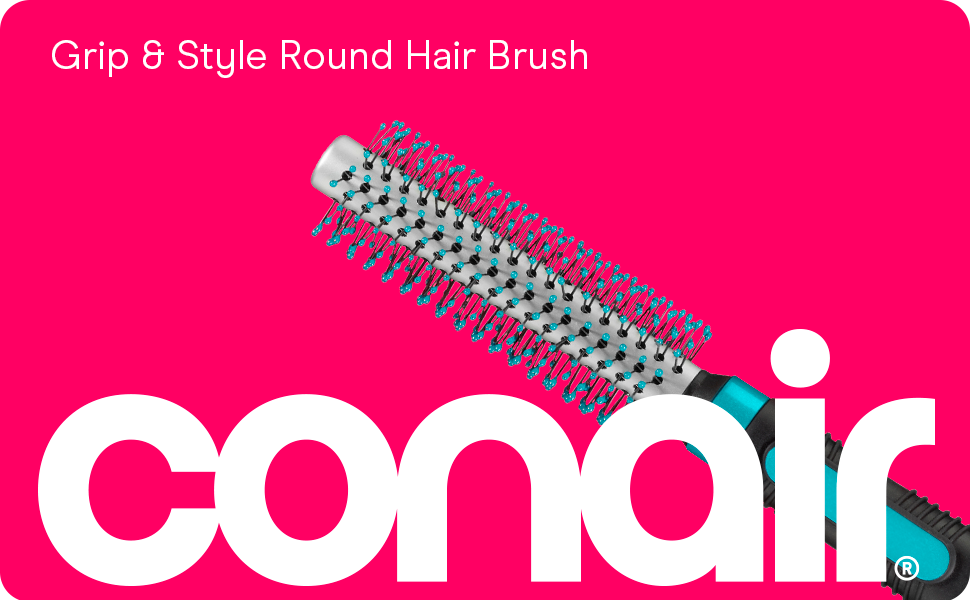 Conair grip and style round hair brush