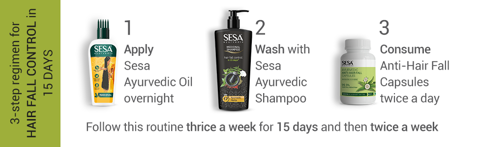 sesa ayurvedic hair care regimen