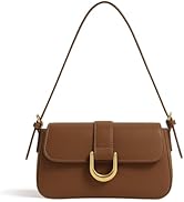 Shoulder Bag for Women, Small Purses Hobo Bags for Women, PU Leather Vintage Handbag with 2 Adjus...