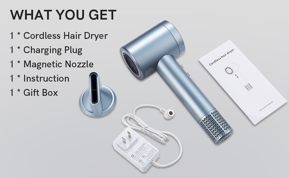  Cordless Hair Dryer