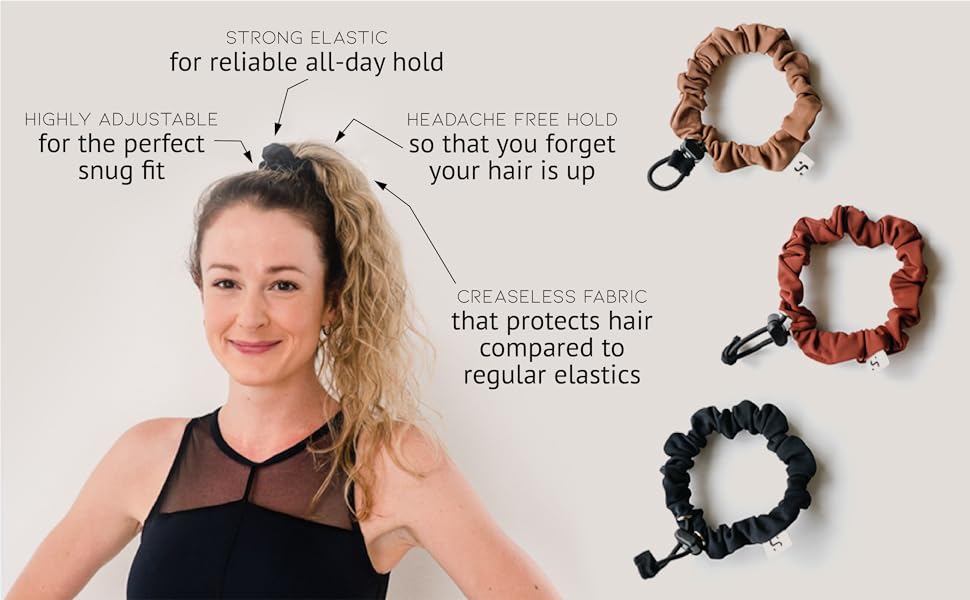 thick hair ties elastic hair ties spiral hair ties slide proof hairtie scrunchy