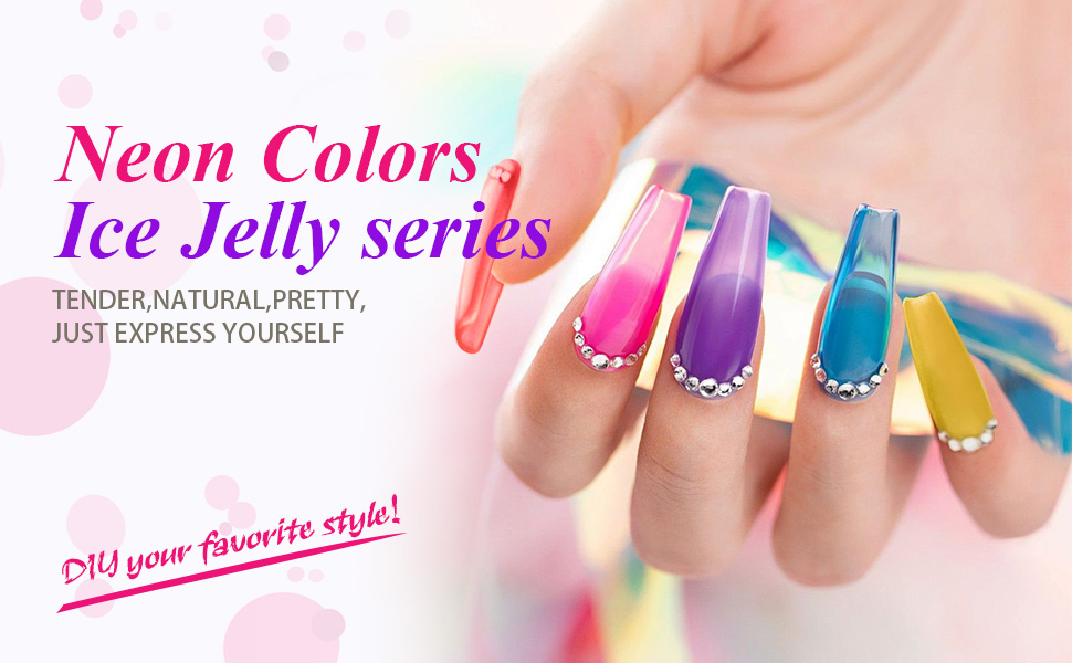 Neon Colors Ice Jelly series