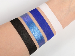 Afflano Multichrome Blue Eyeshadow Palette, Blendable Matte Shimmery Blue Eyes Makeup