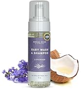 SoCal Suds & Company 2-in-1 Organic Foaming Shampoo & Body Wash - Gentle Botanical Baby Wash for ...