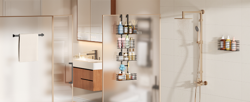over the shower caddy