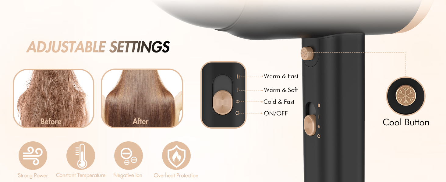 ADJUSTABLE SETTINGS
