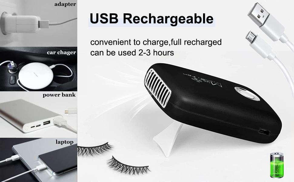 mini eyelash fan