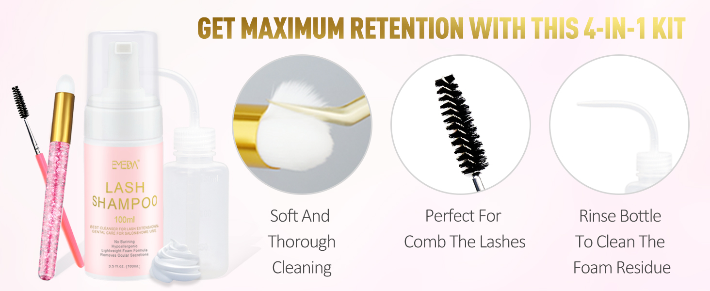 lash shampoo