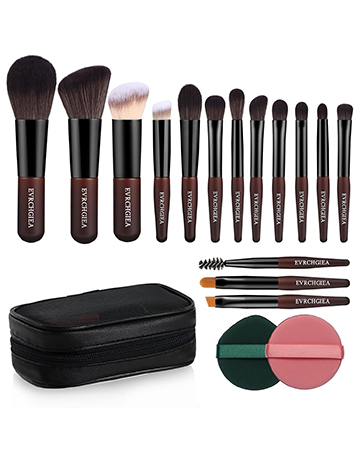 travel makeup brush set
