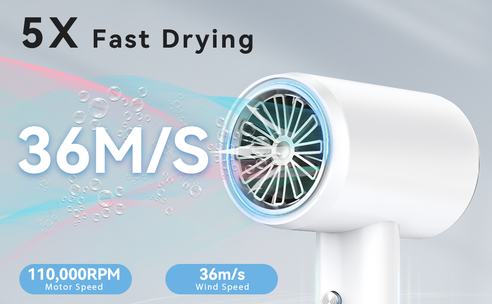 white hair dryer
