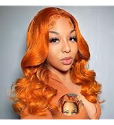 Ailwelia Ginger Wear And Go Glueless Body Wave Bob Wigs For Black Women #350 5x5 Hd Lace Closure ...