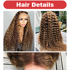 13x4 lace front wigs details