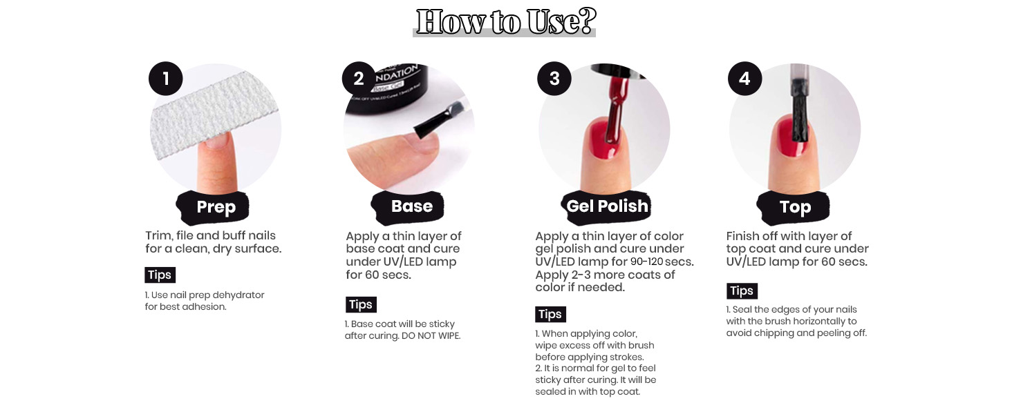 gel white nail polish