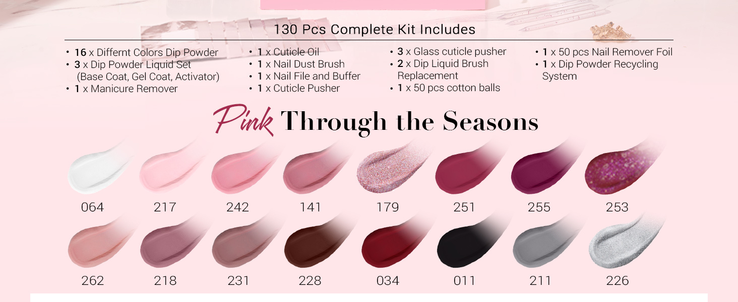 dip powder dip nails powder starter kit