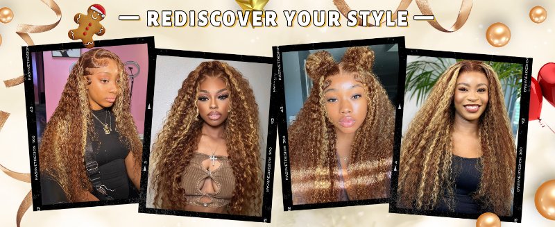 ombre curly wig human hair
