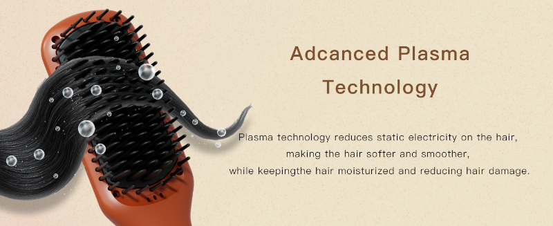 hair straigtener brush
