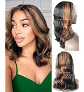 Tealoves Body Wave Bob Wig 180 Density Glueless 13×4 Invisible Lace Front Wigs Human Hair for Wom...