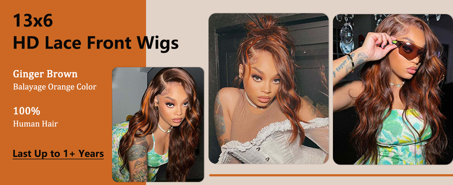 Body Wave Lace Front Wigs Human Hair Pre Plucked 13x6 Lace Frontal Wig
