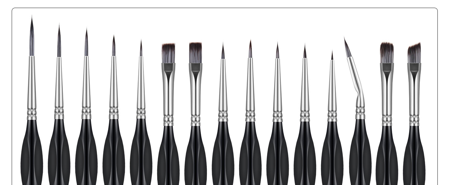 Detail Paint Brushes Set