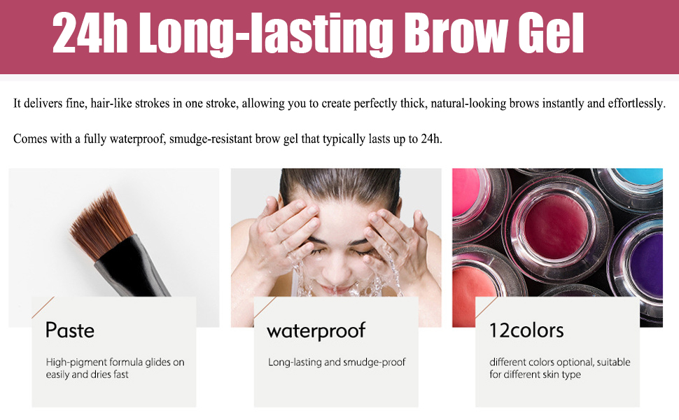 4d hair stroke brow stamp brush home eyebrow care kit 4d laminated