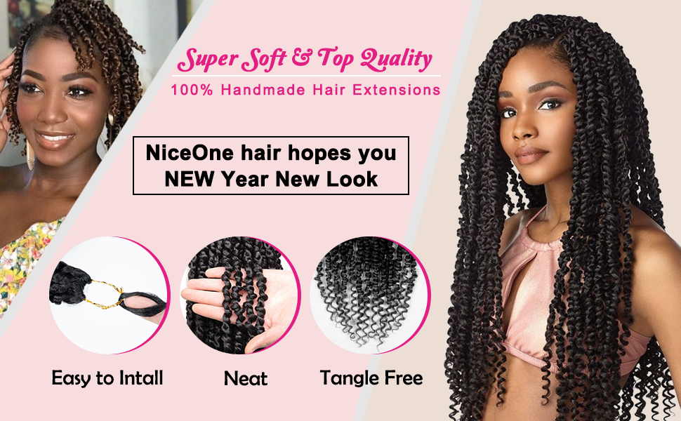 100% Handmade Crochet Hair