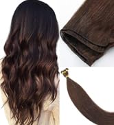 ABH AMAZINGBEAUTY HAIR Sew in Hand Tied Weft Hair Extensions, Weft Extensions Human Hair Remy Hum...