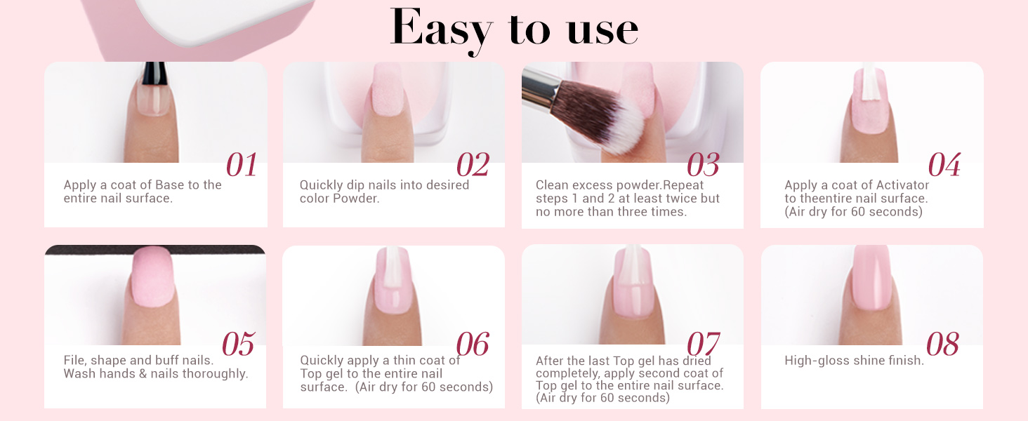 powder nail dipping kit azure dip powder