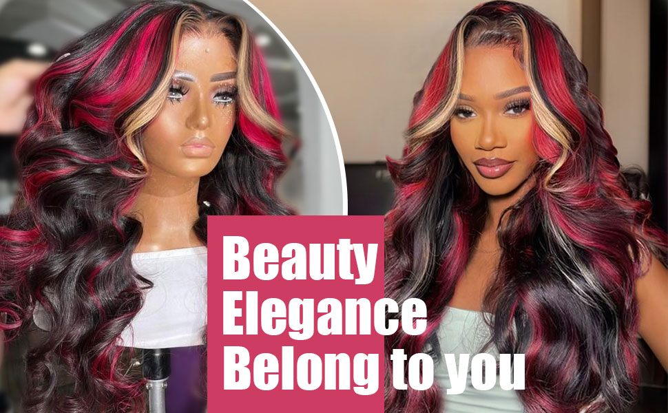 Body Wave HD Lace Front Wigs Human Hair Pre Plucked