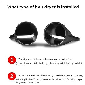 Hair Dryer Diffuser Nozzle